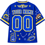 Chaotic Club Mascot Football Doodles Game Day Mesh Jersey