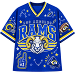 Chaotic Club Mascot Football Doodles Game Day Mesh Jersey