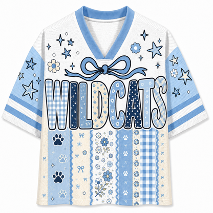 Chaotic Club Retro Floral Mascot Vintage Wildflower Mesh Jersey