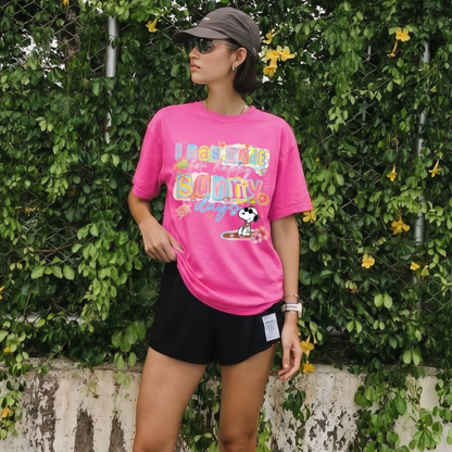 ChaoticClub Summer Sunny Days Dog Neon T-shirt