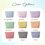 Personalized Embroidered Corduroy Vacation Travel Seersucker Makeup Bag