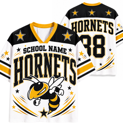 Chaotic Club Retro School Mascot School Spirit Team Mesh Jersey