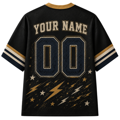 Chaotic Club Retro Mascot Lightning Game Day Mesh Jersey