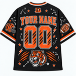 Chaotic Club Mascot Football Doodles Game Day Mesh Jersey