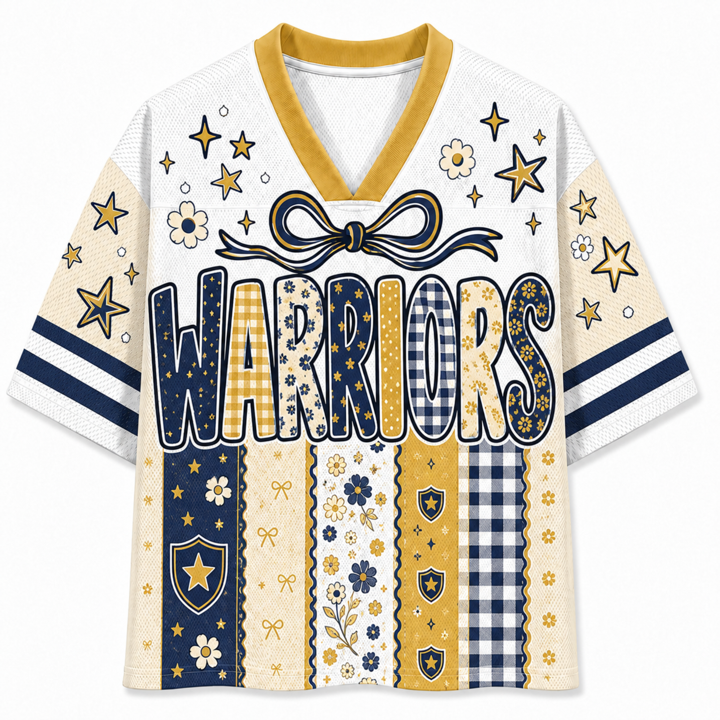 Chaotic Club Retro Floral Mascot Vintage Wildflower Mesh Jersey