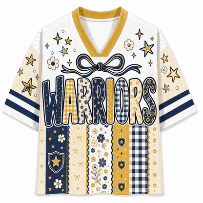 Chaotic Club Retro Floral Mascot Vintage Wildflower Mesh Jersey