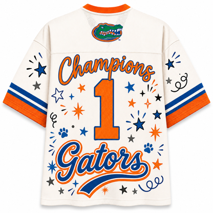 ChaoticClub Mascot Preppy Team Game Day Mesh Jersey