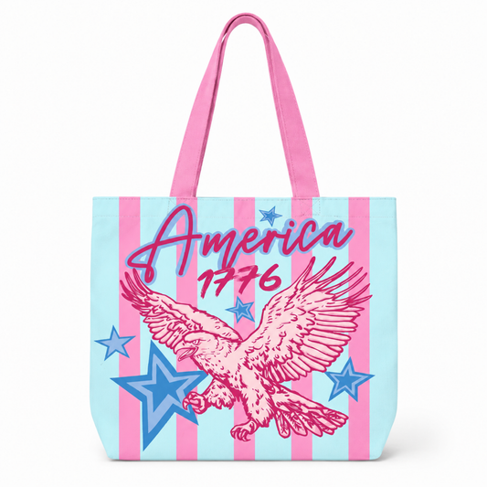 4th Of July Eagle Tote Bag