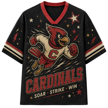 Chaotic Club Retro Mascot Lightning Game Day Mesh Jersey