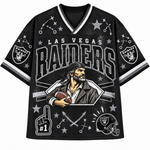 Chaotic Club Mascot Football Doodles Game Day Mesh Jersey