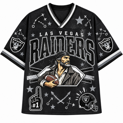 Chaotic Club Mascot Football Doodles Game Day Mesh Jersey
