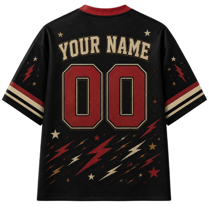 Chaotic Club Retro Mascot Lightning Game Day Mesh Jersey