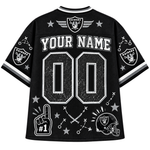 Chaotic Club Mascot Football Doodles Game Day Mesh Jersey
