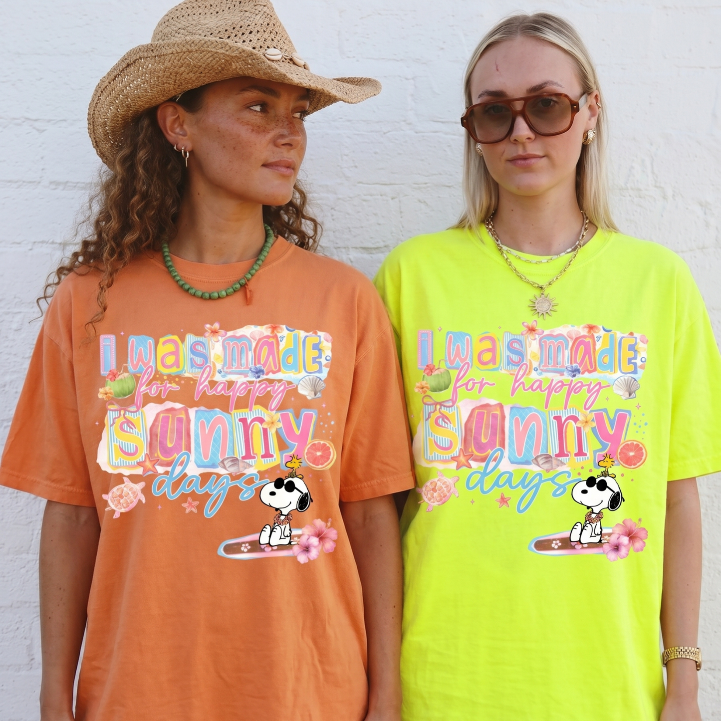 ChaoticClub Summer Sunny Days Dog Neon T-shirt