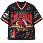 Chaotic Club Mascot Football Doodles Game Day Mesh Jersey