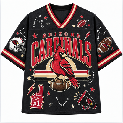 Chaotic Club Mascot Football Doodles Game Day Mesh Jersey