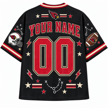 Chaotic Club Mascot Football Doodles Game Day Mesh Jersey