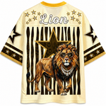 ChaoticClub Leopard Stars Lion Striped Summer Mesh Jersey