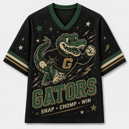 Chaotic Club Retro Mascot Lightning Game Day Mesh Jersey