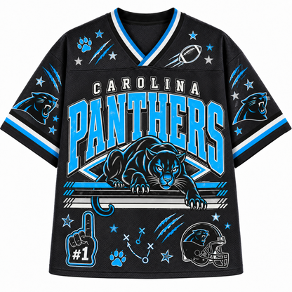 Chaotic Club Mascot Football Doodles Game Day Mesh Jersey