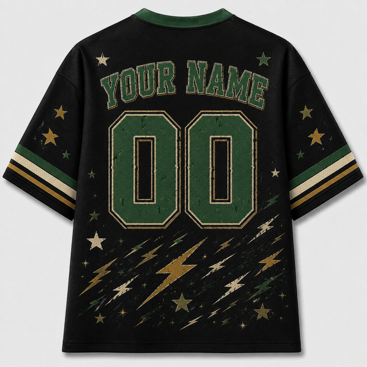 Chaotic Club Retro Mascot Lightning Game Day Mesh Jersey