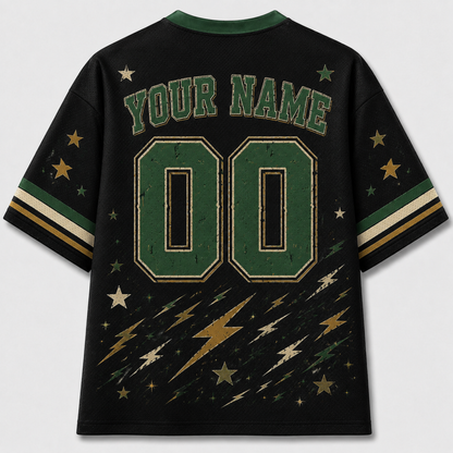 Chaotic Club Retro Mascot Lightning Game Day Mesh Jersey