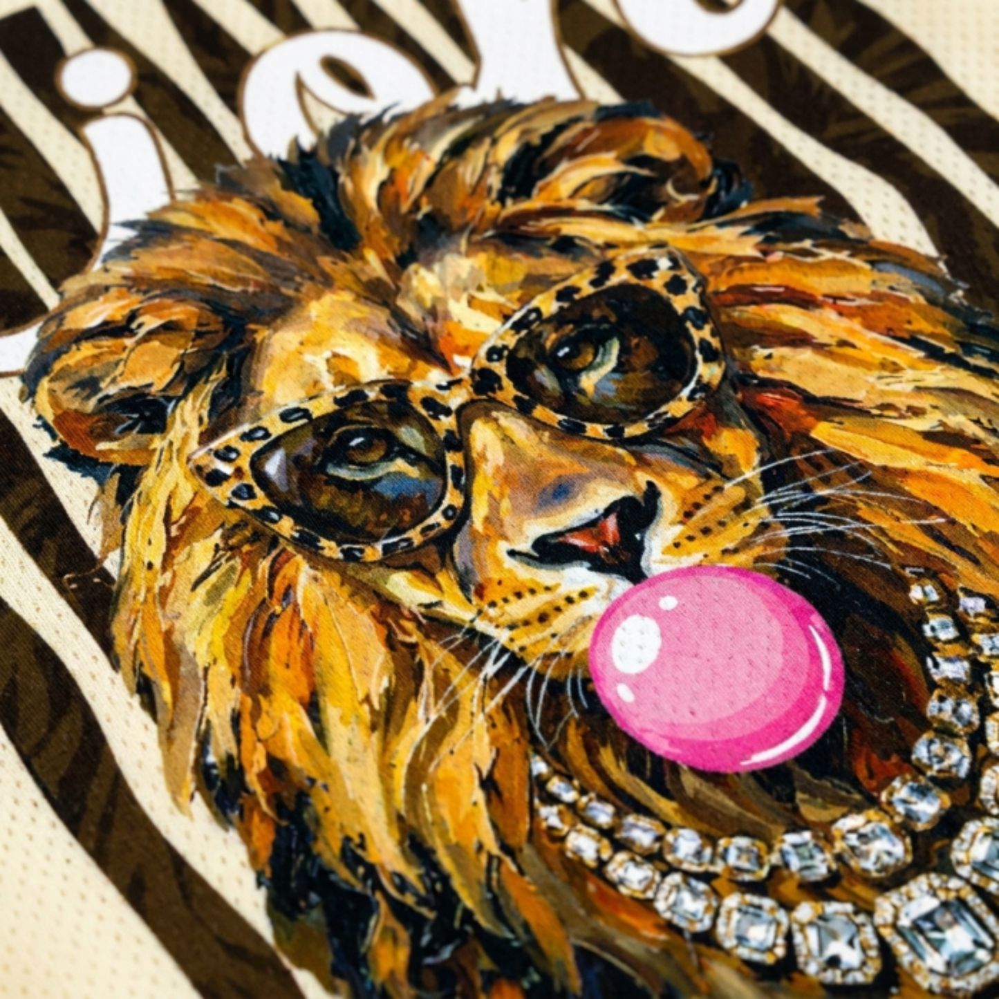 ChaoticClub Leopard Stars Lion Striped Summer Mesh Jersey