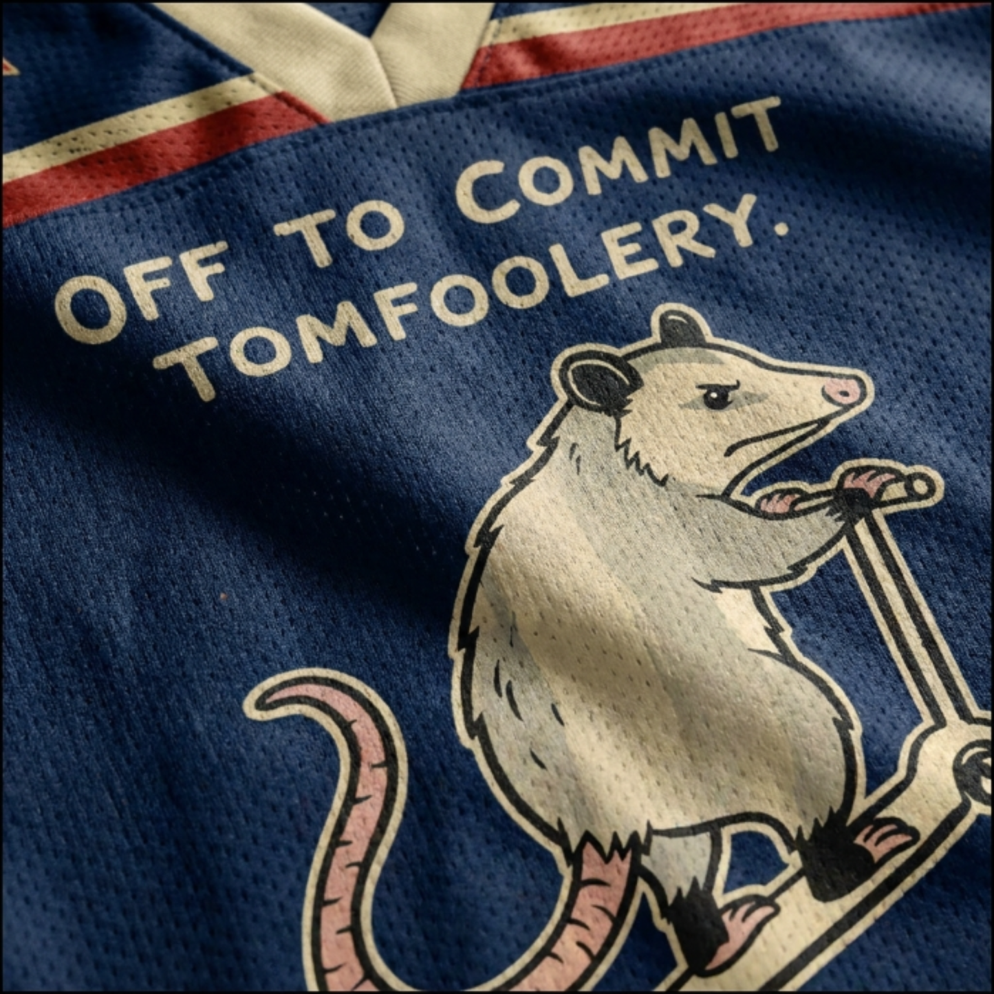 ChaoticClub Off To Commit Tomfoolery Opossum Mesh Jersey