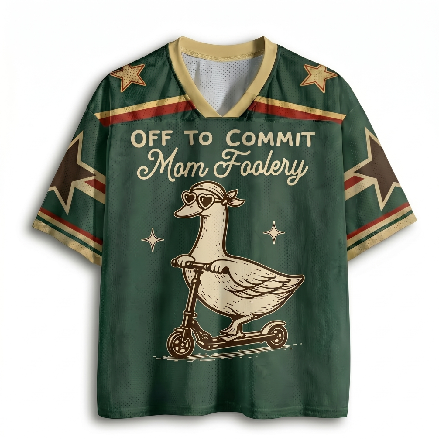 ChaoticClub Off To Commit Mom Foolery Mesh Jersey