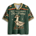 ChaoticClub Off To Commit Mom Foolery Mesh Jersey