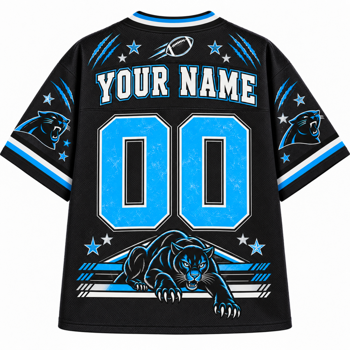 Chaotic Club Mascot Football Doodles Game Day Mesh Jersey
