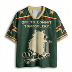 ChaoticClub Personalized Off To Commit Tomfoolery Mesh Jersey