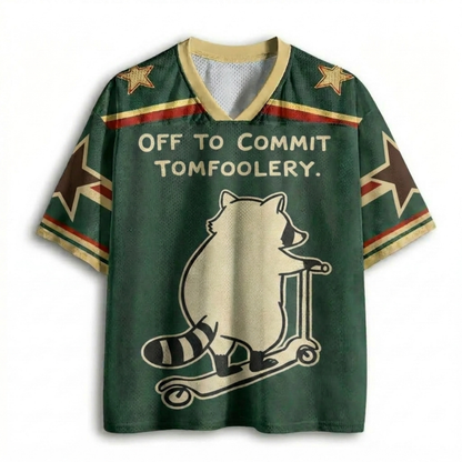 ChaoticClub Personalized Off To Commit Tomfoolery Mesh Jersey