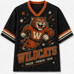 Chaotic Club Retro Mascot Lightning Game Day Mesh Jersey