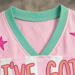 ChaoticClub Striped Gator I’ve Got Friends In Low Places Mesh Jersey - Vibrant Graphic Print