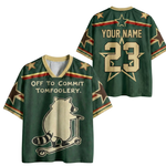 ChaoticClub Personalized Off To Commit Tomfoolery Mesh Jersey