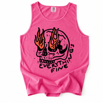 ChaoticClub Everything Is Fine Skull Tank Top