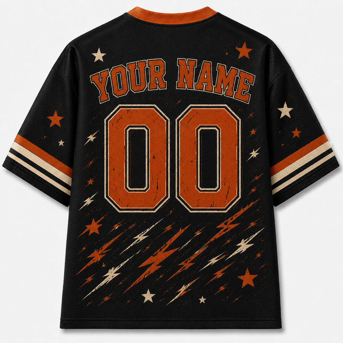 Chaotic Club Retro Mascot Lightning Game Day Mesh Jersey