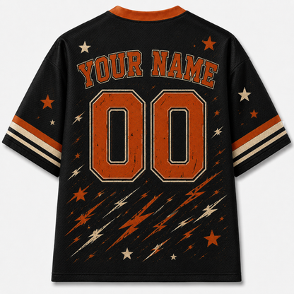 Chaotic Club Retro Mascot Lightning Game Day Mesh Jersey