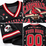 Chaotic Club Mascot Football Doodles Game Day Mesh Jersey