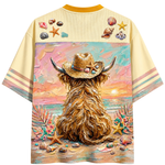 ChaoticClub Highland Cow Bubble Summer Mesh Jersey