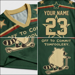 ChaoticClub Personalized Off To Commit Tomfoolery Mesh Jersey