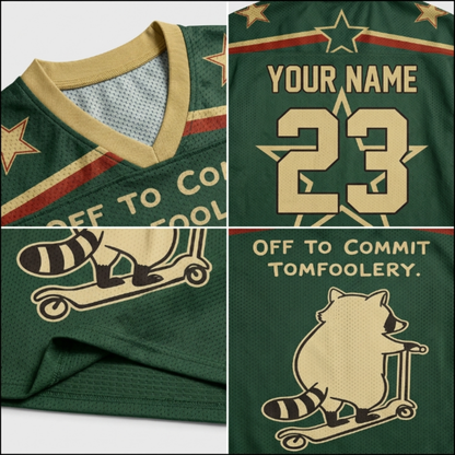 ChaoticClub Personalized Off To Commit Tomfoolery Mesh Jersey