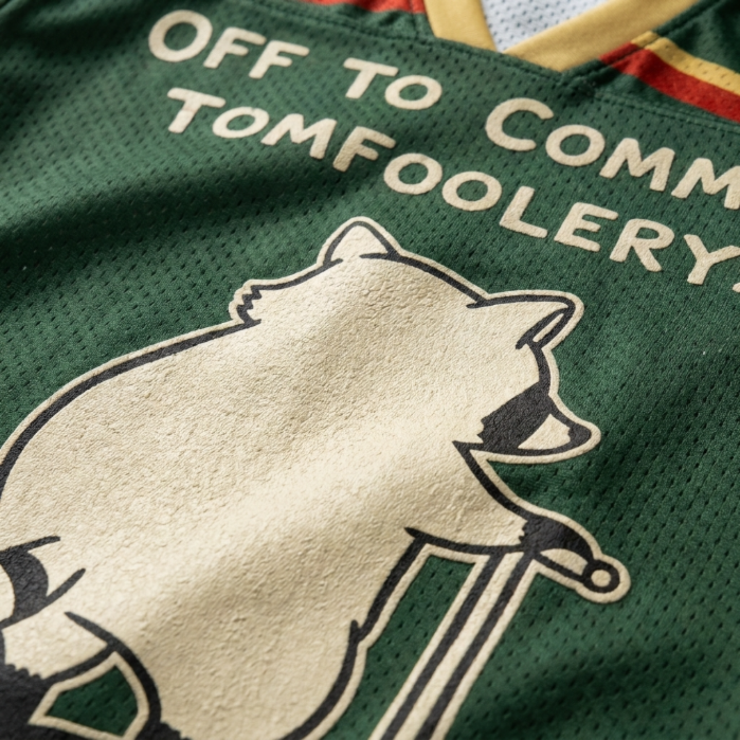 ChaoticClub Personalized Off To Commit Tomfoolery Mesh Jersey
