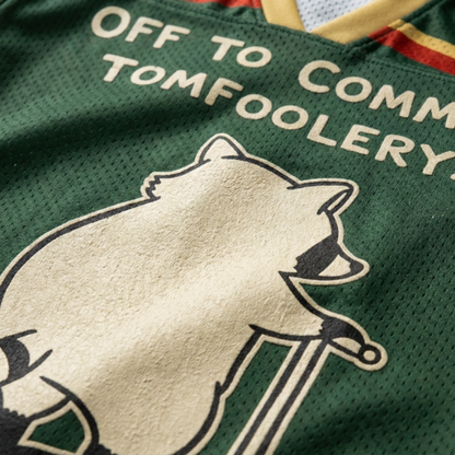 ChaoticClub Personalized Off To Commit Tomfoolery Mesh Jersey