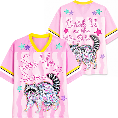 ChaoticClub See Ya Soon Raccoon Mesh Jersey