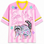 ChaoticClub See Ya Soon Raccoon Mesh Jersey
