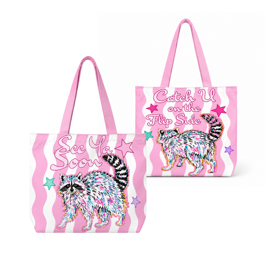 See Ya Soon Raccoon Tote Bag
