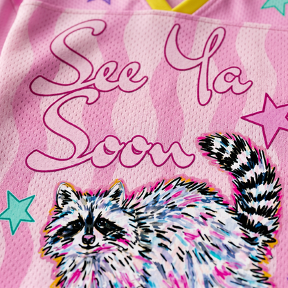 ChaoticClub See Ya Soon Raccoon Mesh Jersey