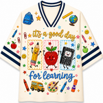 Chaotic Club Brushstroke It's a Good Day for Learning Mesh Jersey